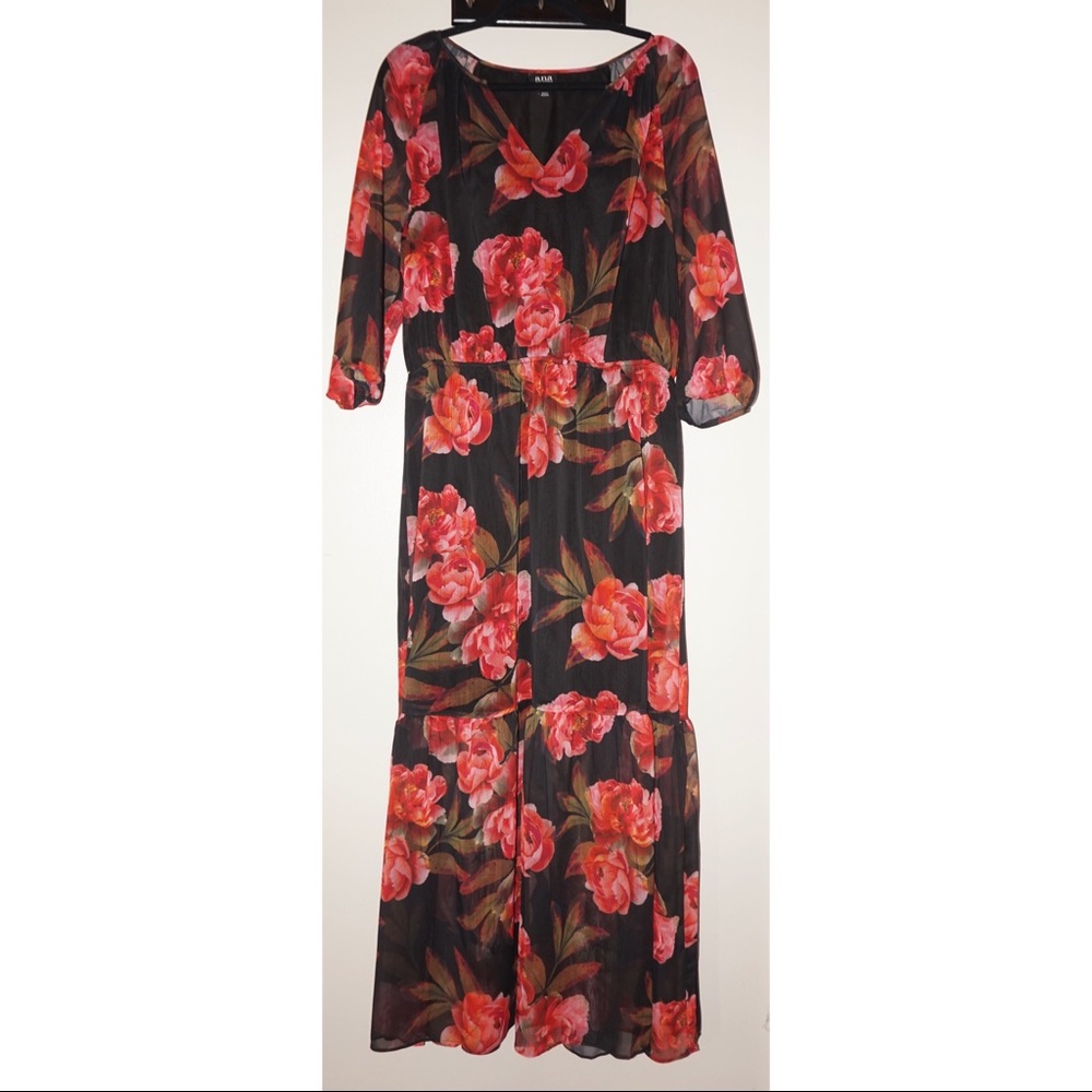 a.n.a. Floral Maxi Dress